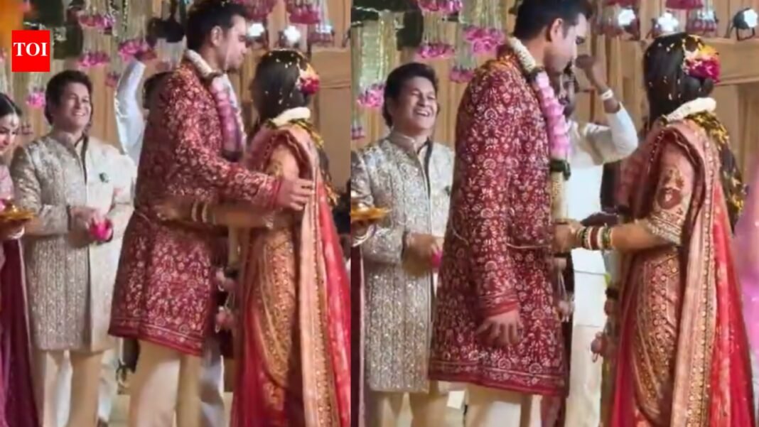 Arjun and Saaniya officially tie the knot after grand celebrations in Mumbai

