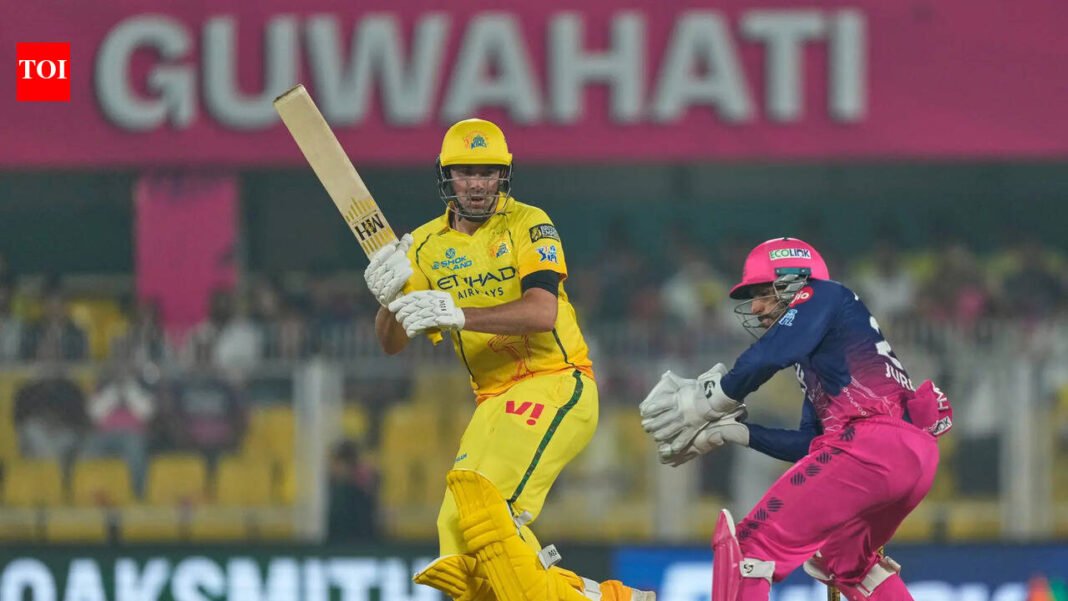CSK Jamie Overton surpasses MS Dhoni, sets new record in defeating RR

