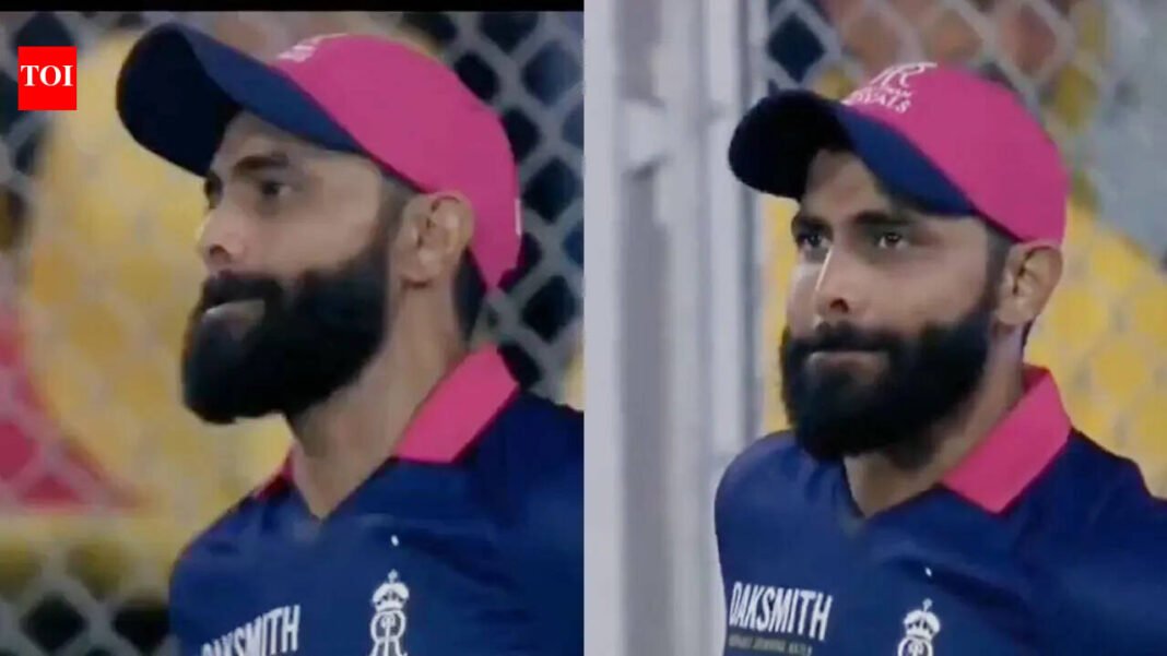 Did Jadeja get emotional and cry during the match against CSK? viral video