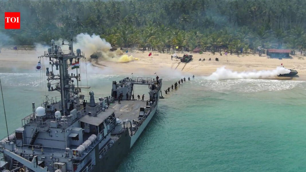 ‘Dweep Shakti’: Three services conduct amphibious assault, maritime-led operations