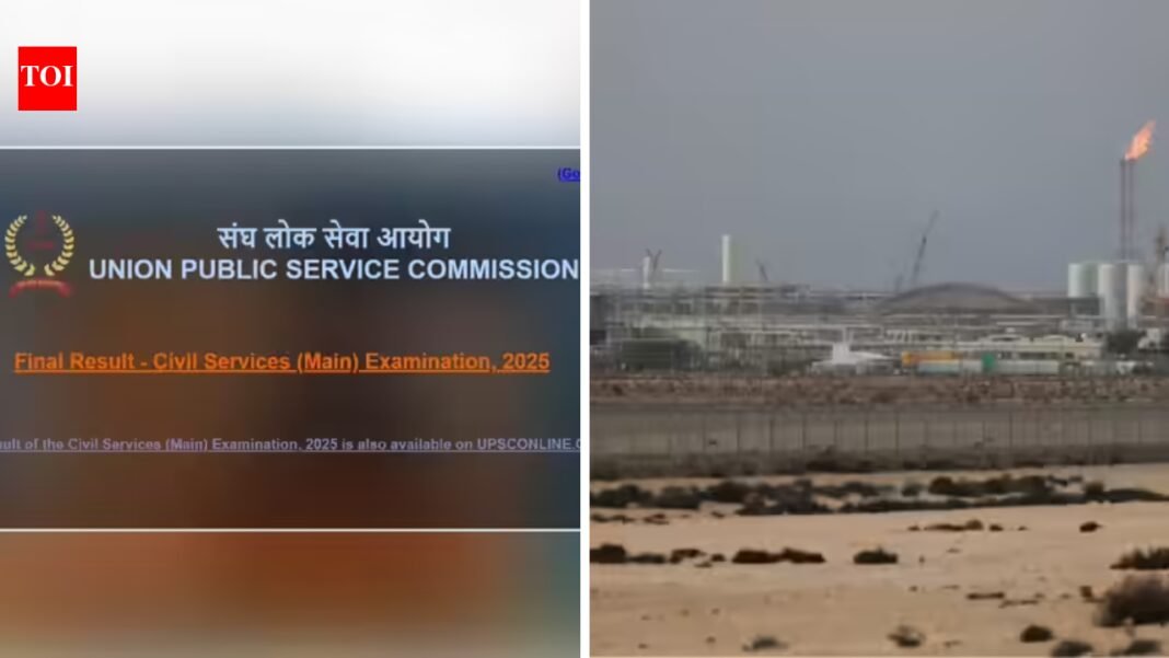 Evening News Report: UPSC announces CSE 2025 results; Qatar warns more Gulf energy exports may stop if US-Iran conflict continues
