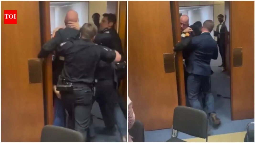 Ex-Marine’s anti-Iran war protest sparks conflict: Did Sen. Tim Shea break Brian McInnis’ arm?