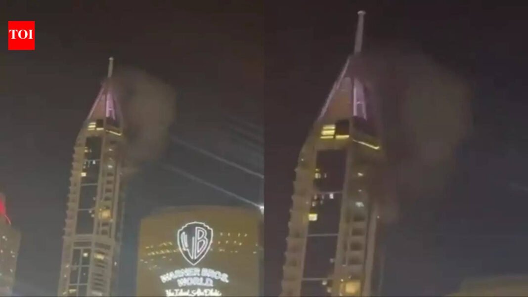 Explosion scare at Dubai Marina: UAE confirms tower hit by falling debris from aerial interception during conflict between Iran and US-Israel