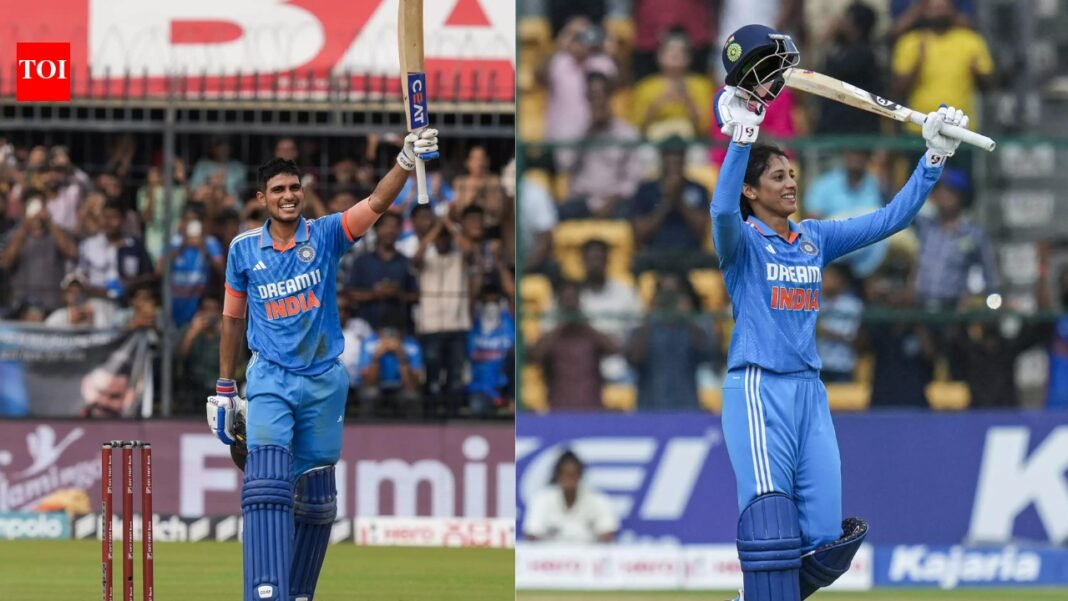 Gill wins Polly Umrigar Award, Mandhana creates history with fifth BCCI honor