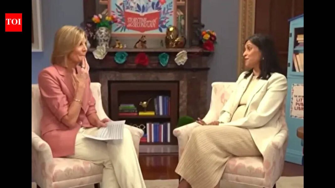 ‘I grew up in a family of two’: Usha Vance decides to have fourth child