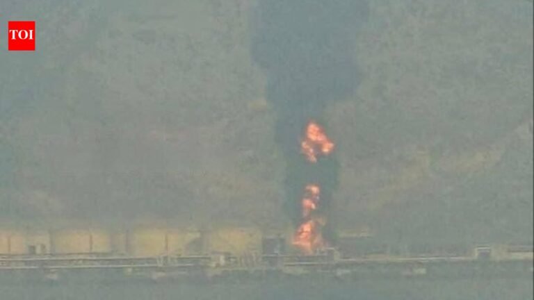 Iran attacks oil terminal at Fujairah port in UAE, sparking fire