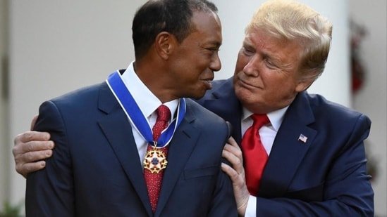 Is Trump calling for Tiger Woods to be pardoned? Fact-checking social posts that go viral after DUI arrest