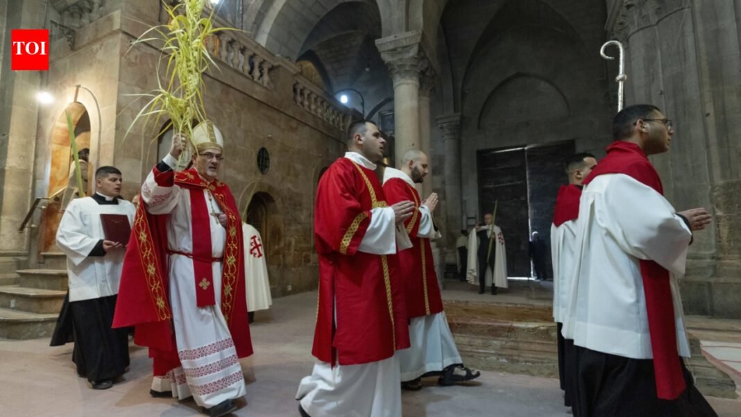 Israel blocks senior Catholic leaders from entering Jerusalem church on Palm Sunday, restoring access “for the first time in centuries”