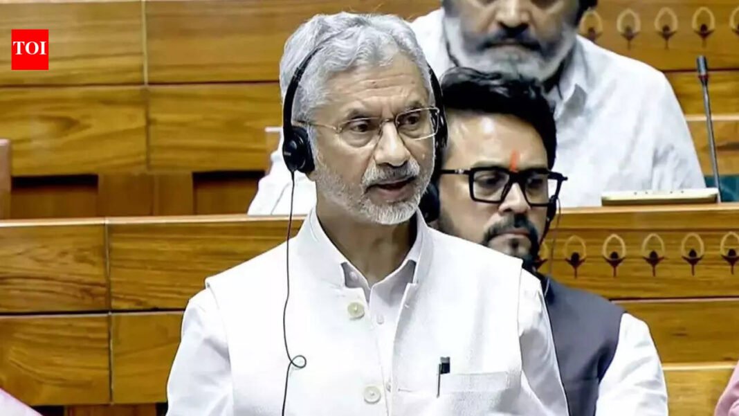 'It was the right thing to do': Jaishankar briefs Parliament on India allowing Iranian ship to dock

