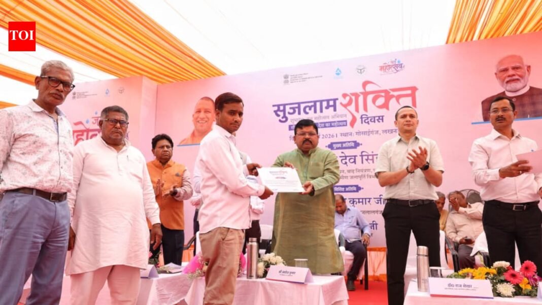 Jal Mahotsav launched at Gosainganj, Lucknow, covering 22,000 villages in UP

