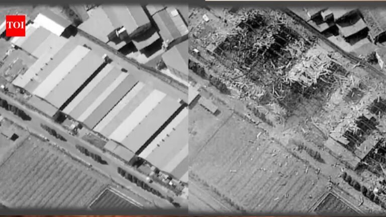 Karaj Missile Factory Attack: US strikes Iran’s Karaj surface-to-surface missile factory; satellite images show before and after impact