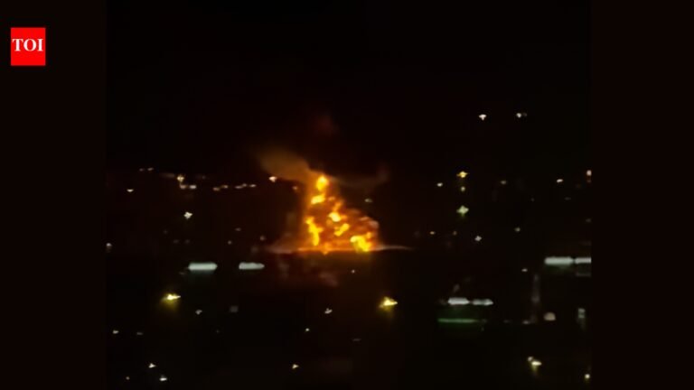 Major fire breaks out at Dubai International Airport after drone strike; flights suspended — WATCH