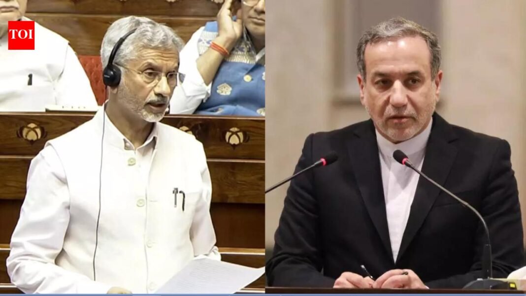 Middle East crisis: Jaishankar holds ‘detailed talks’ with Iranian Foreign Minister Araghchi