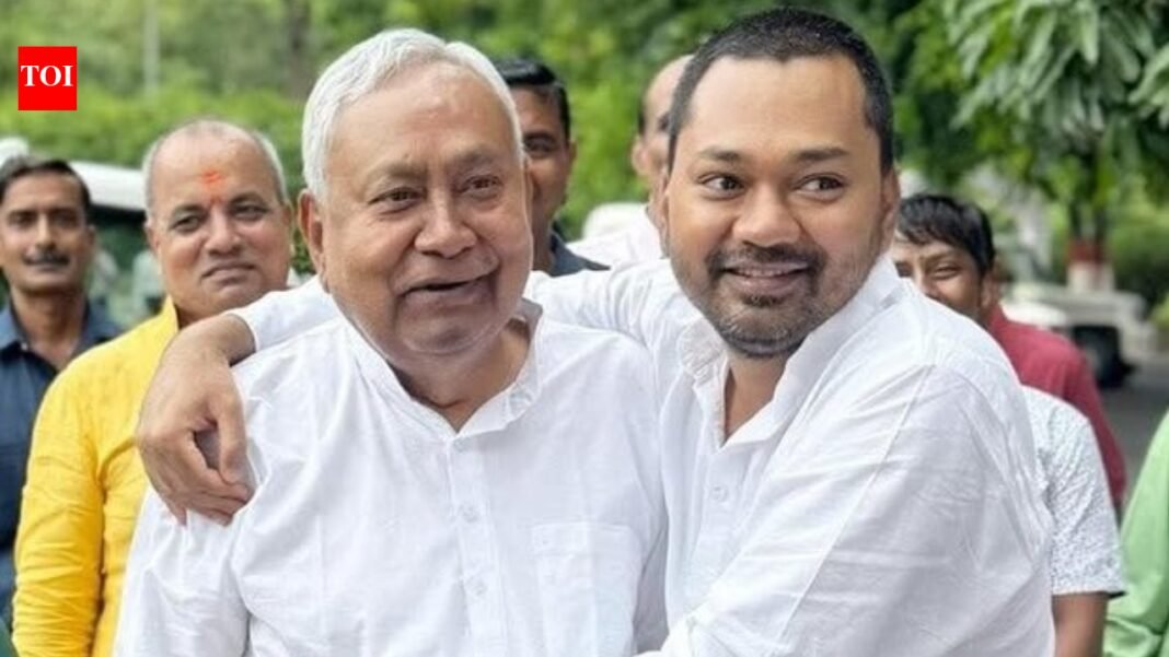 Nitish Kumar's son Nishant enters politics and joins JD(U)

