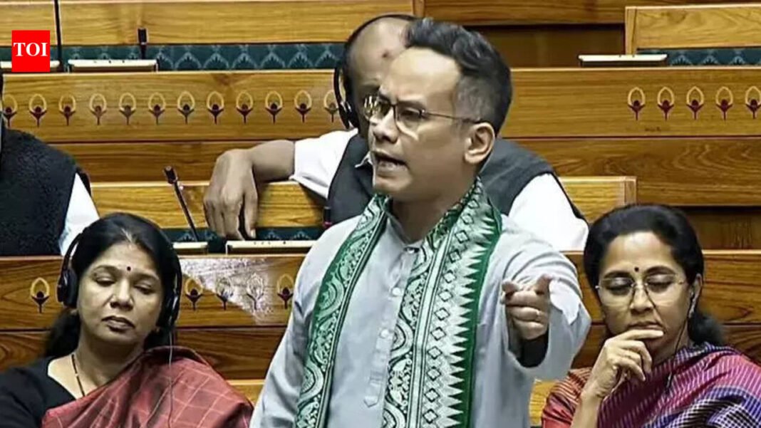 Om Birla’s partisan act, LoP cut off 20 times: Gaurav Gogoi