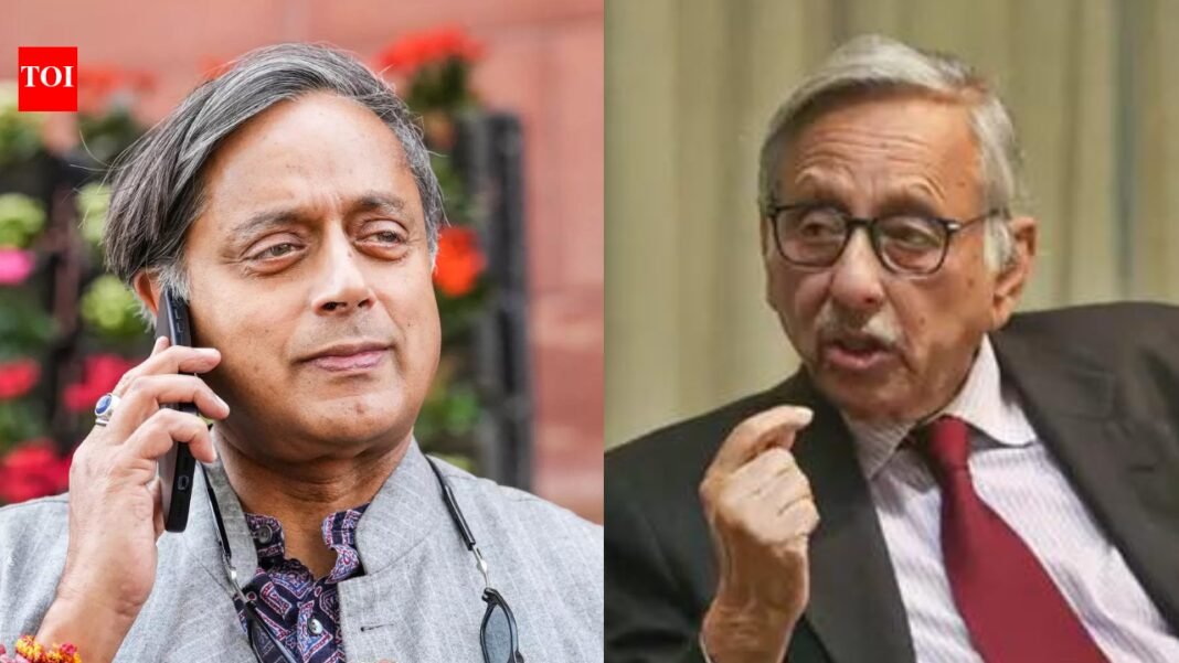 ‘Parting ways’: Mani Shankar Aiyar, Shashi Tharoor clash in bitter open letter war