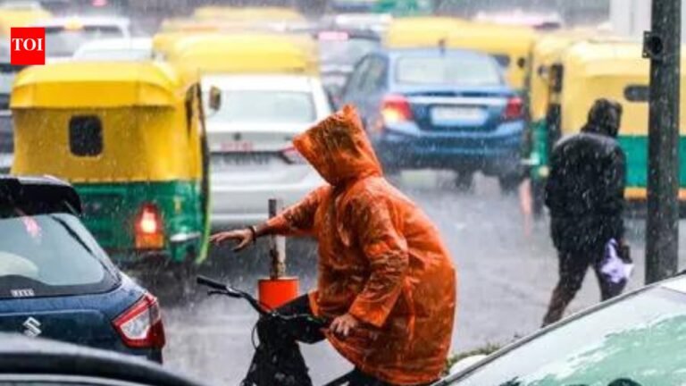 Parts of Delhi NCR lash heavy rain; IMD says thunderstorms, gusty winds likely this week