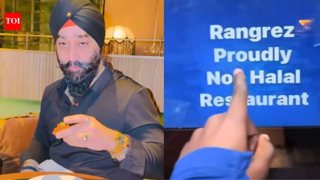 'Police refused to help': Indian-Sikh restaurant owner Harman Kapoor speaks out amid 'not halal' controversy after release

