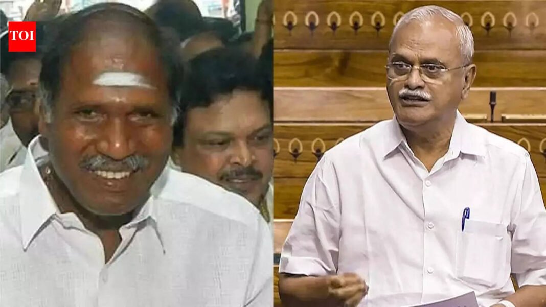 Puducherry Assembly polls: CM Rangasamy takes on former CM Vaithilingam, Thattanchavady in tight race