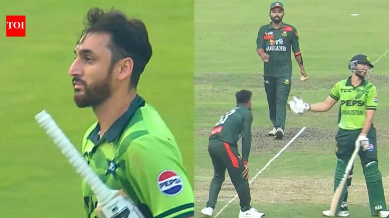 Salman Ali Agha criticized after controversial run-out in 2nd ODI
