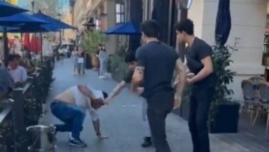San Jose police investigate attack on two Jewish men on Santana Street as possible anti-Semitic hate crime: Watch violent brawl