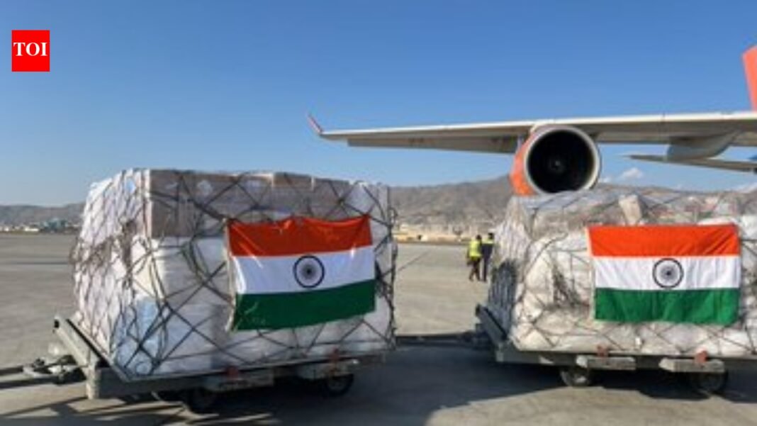 'Solidarity with Afghanistan': India sends 2.5 tonnes of medical aid to Kabul after Pakistan attacks rehabilitation center

