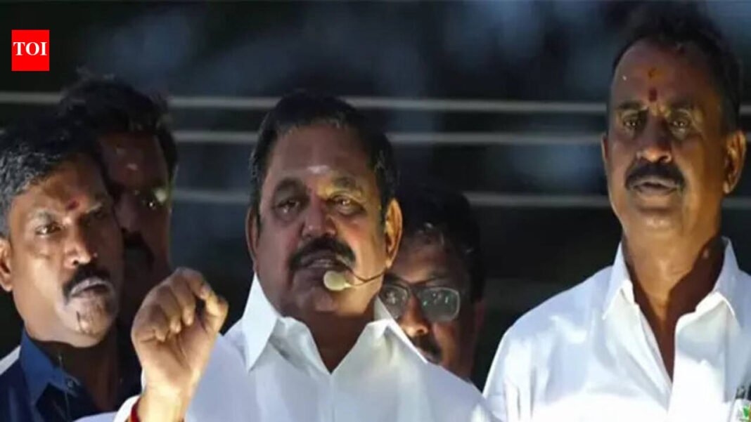 ‘Stalin and DMK are slaves of Congress’: Palaniswami hits back after Stalin’s ‘Nitish Kumar’ analogy