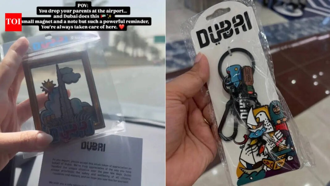 Surprise gifts at Dubai International make farewell emotional: What’s inside the popular ‘DXB gift pack’?