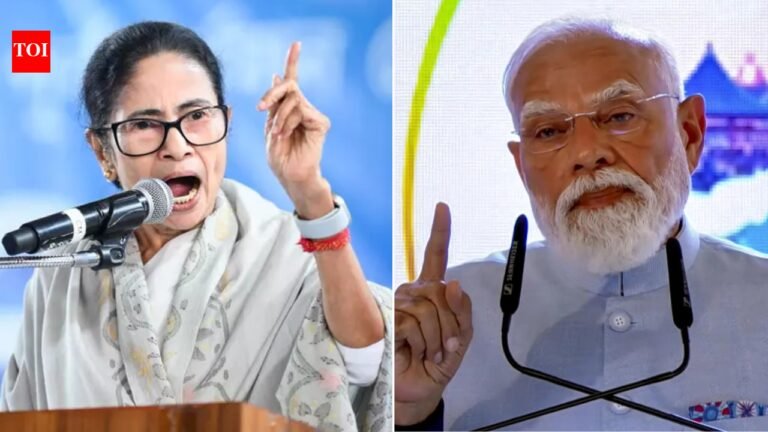 ‘The arrogance of power will soon be shattered’: PM Modi steps up attack on Mamata over Murmu president Santal dispute