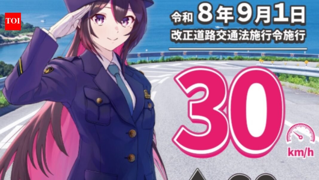 Vtuber Azki: VTuber AZKi joins forces with Japanese police to promote new traffic rules


