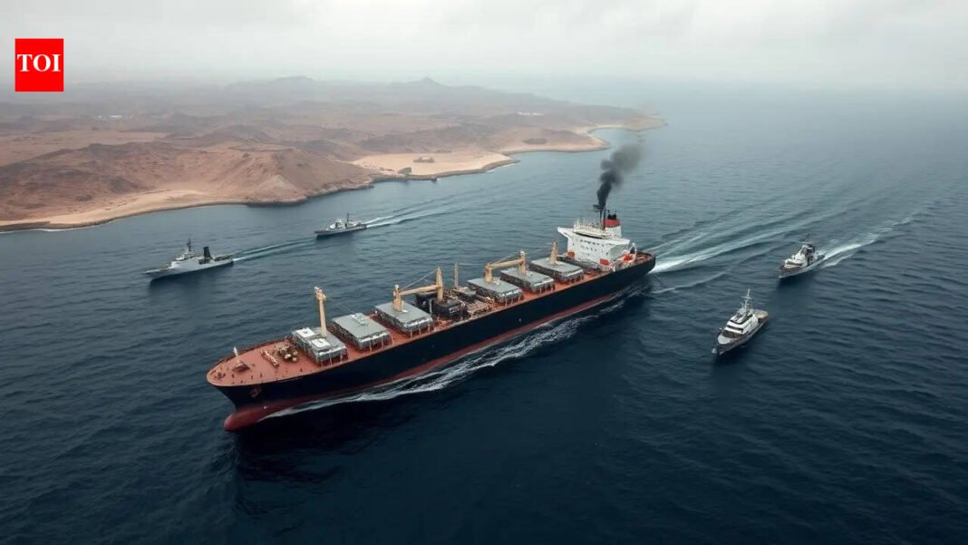 10th Indian ship crosses strait amid Iranian gunboat fire

