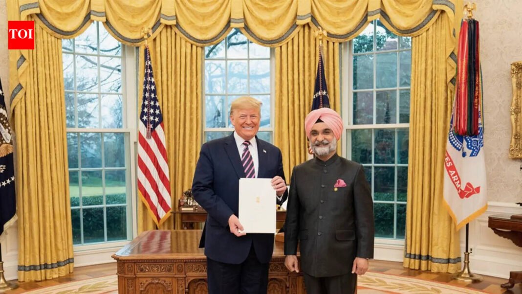 'A matter of satisfaction and happiness': Delhi local government and former envoy Taranjit Sandhu on Trump's congratulatory letter


