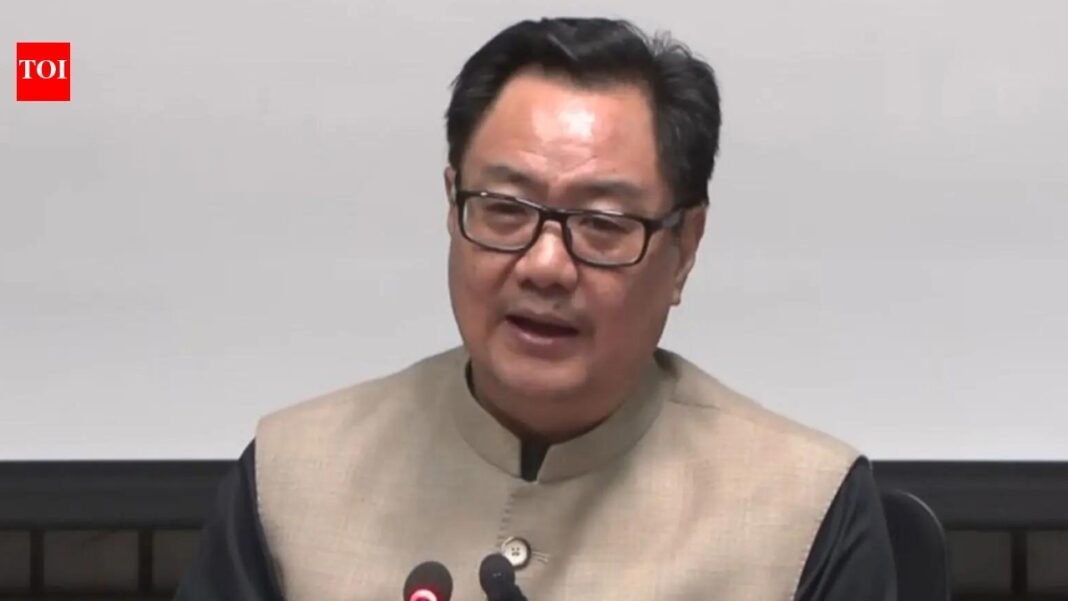 ‘Goodbye tukde-tukde INDI alliance’: Kiren Rijiju on Raghav Chadha, 6 AAP MPs join BJP