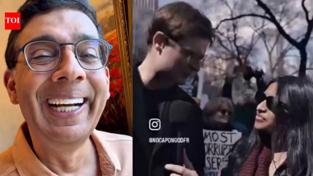 ‘I have a problem with certain Indians’: Dinesh D’Souza reacts to ‘Homuz gay’ comments in viral ‘No King’ protest video