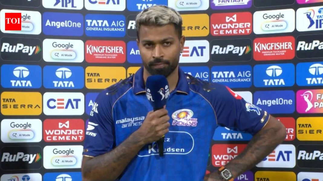 ‘I have nothing to say’: Hardik Pandya ‘frustrated’ after MI’s fourth consecutive defeat