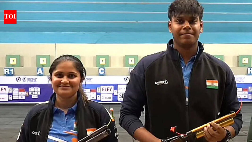 ISSF World Cup: Palak, Mukesh win gold medal in world record

