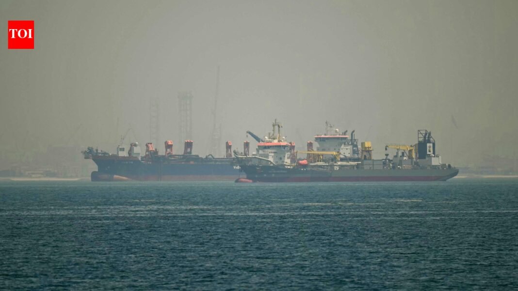 Indian-flagged vessels stranded in Persian Gulf asked to transit only if instructed to ensure safety

