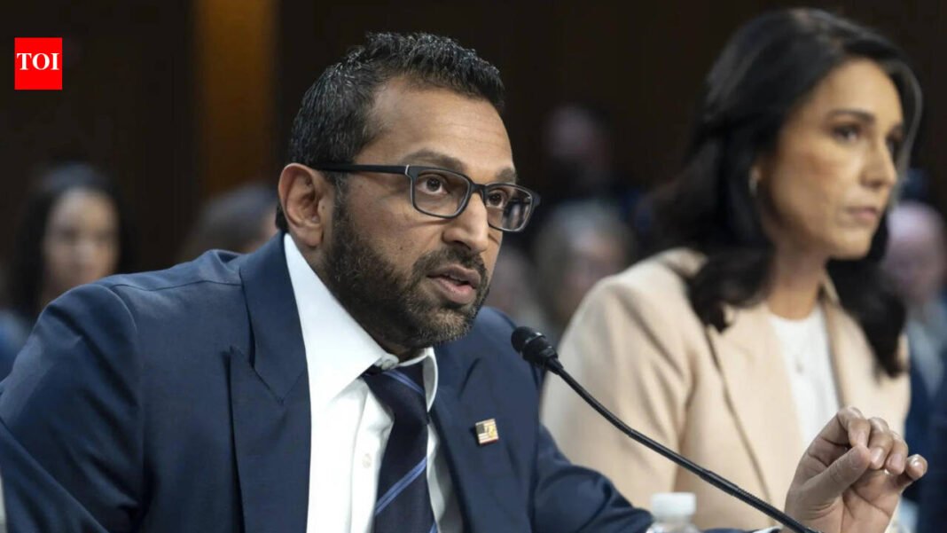 Kash Patel's 'weird' habits spark concerns as FBI director's late-night drinking delays meeting: report

