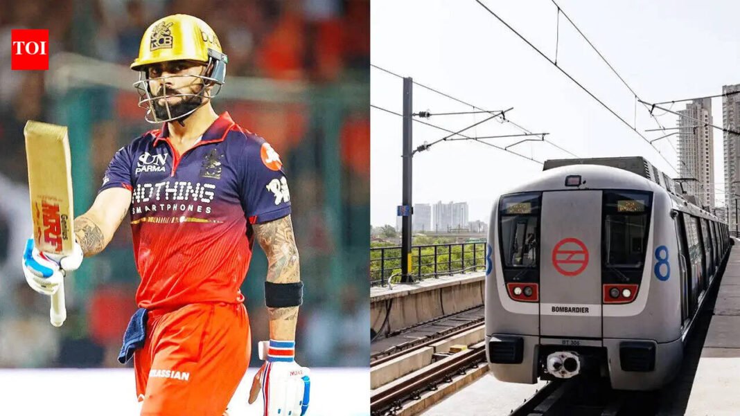 Kohli fever reaches peak in Delhi; Metro provides big relief on DC vs RCB match day