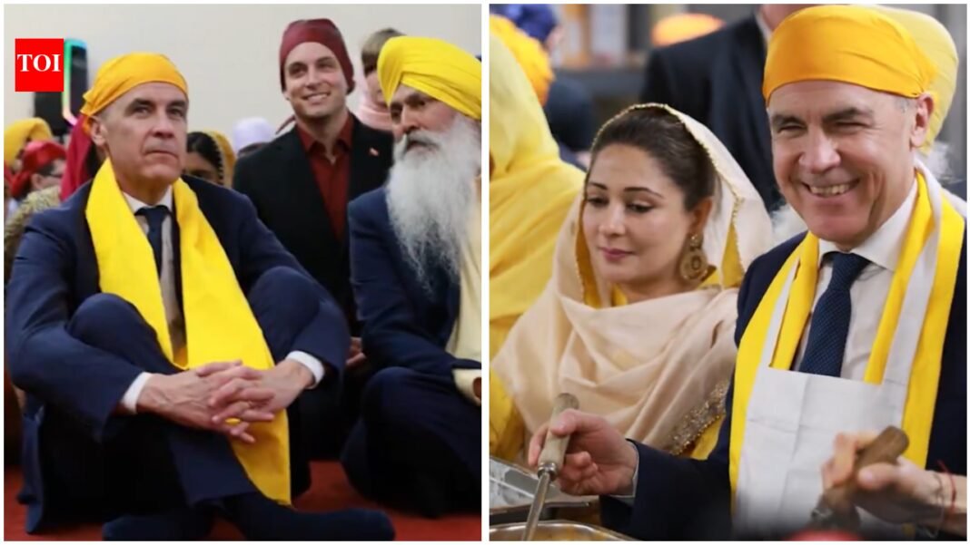 Mark Carney visits the Ashram in Ottawa: Watch: Canadian Prime Minister Mark Carney celebrates Sikh Heritage Month and joins community service at the Ashram in Ottawa

