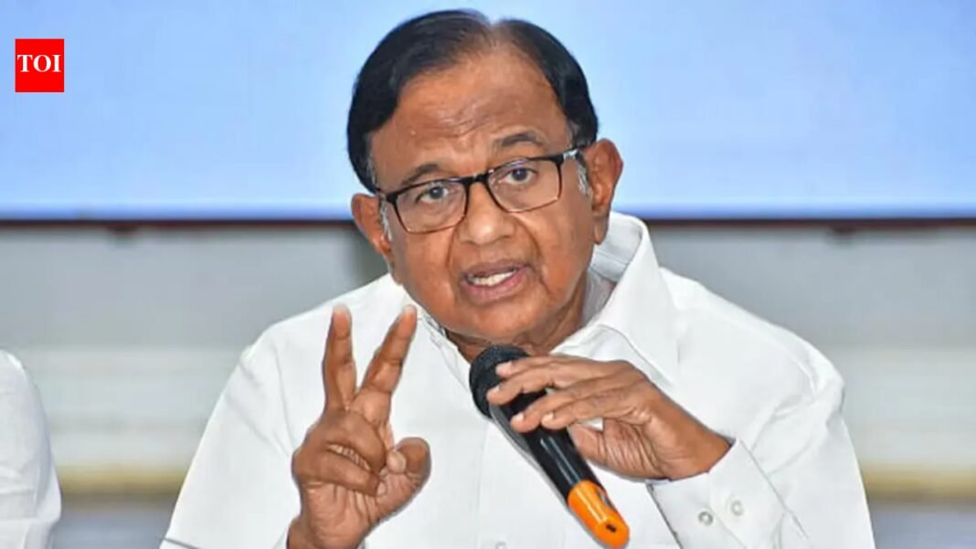 'Mischief, must be opposed': Chidambaram slams Center's move to convene Parliament during polling time


