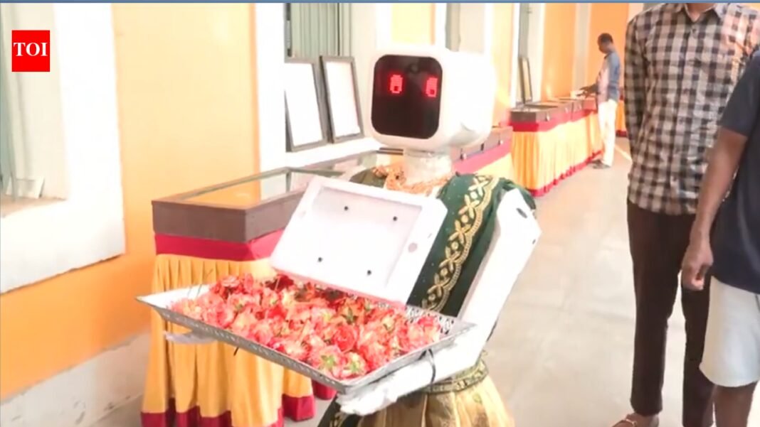 Puducherry Elections 2026: Robot ‘Nila’ greets voters as NDA vs Congress tussles