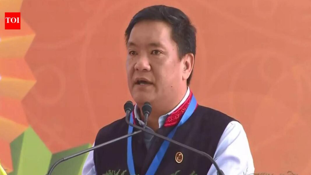 SC orders CBI to probe allegations that public sector contracts in Arunachal Pradesh were awarded to companies with links to relatives of CM Pema Khandu


