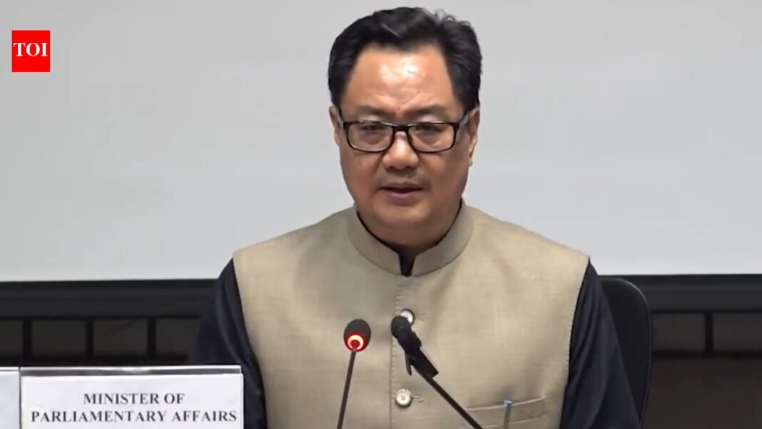 ‘Should not be considered a failure of the government…’ Rijiju’s stand on women’s reservation bill not endorsed by LS