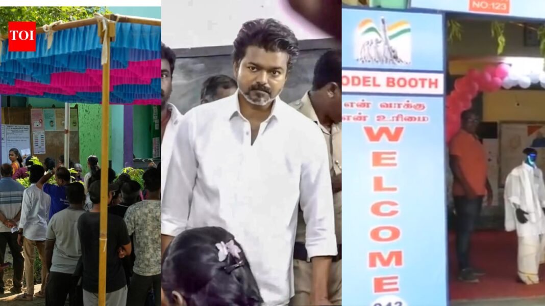 Tamil Nadu elections: Star-studded polling day, Vijay appeals to Election Commission, robots greet voters - Latest developments

