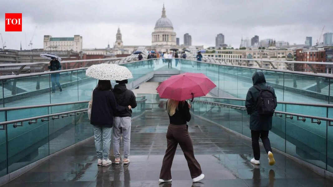 Temperatures in the UK have climbed to 24°C this week, with warm sunshine expected after scattered showers

