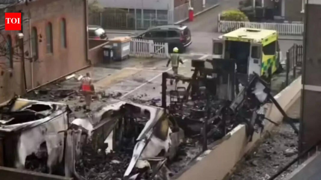 Three British-Pakistani teenagers arrested for arson attack on Jewish community ambulance in London, among others