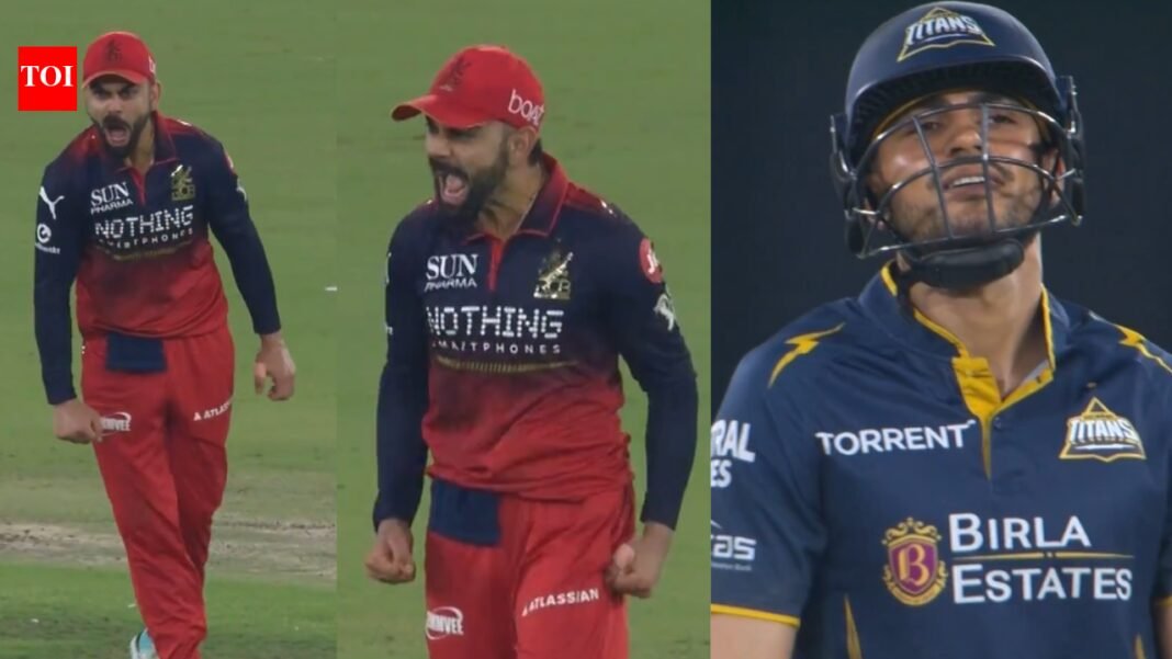 Virat Kohli's aggressive send-off to Shubman Gill goes viral - Watch

