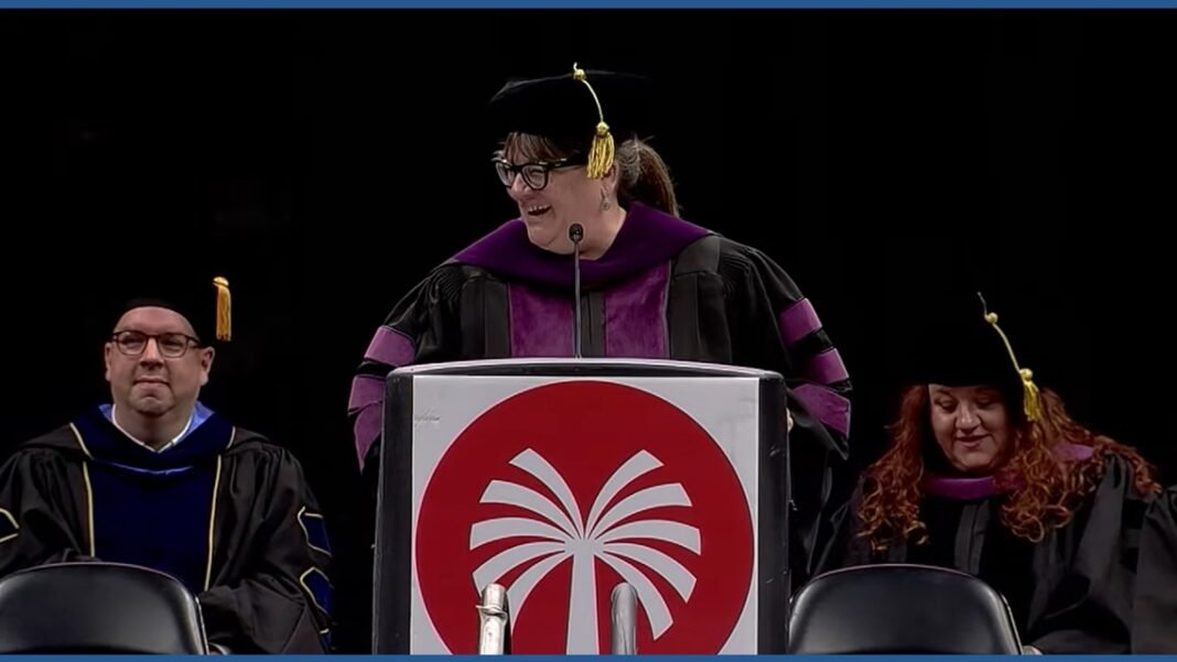 Artificial intelligence skips names at graduation, college presidents boo