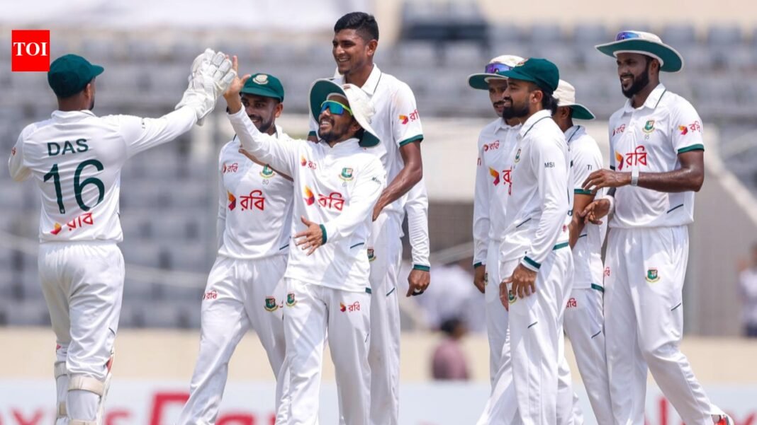 Bangladesh beat Pakistan by 104 runs, Nahid Rana’s five-wicket haul earns historic Test victory